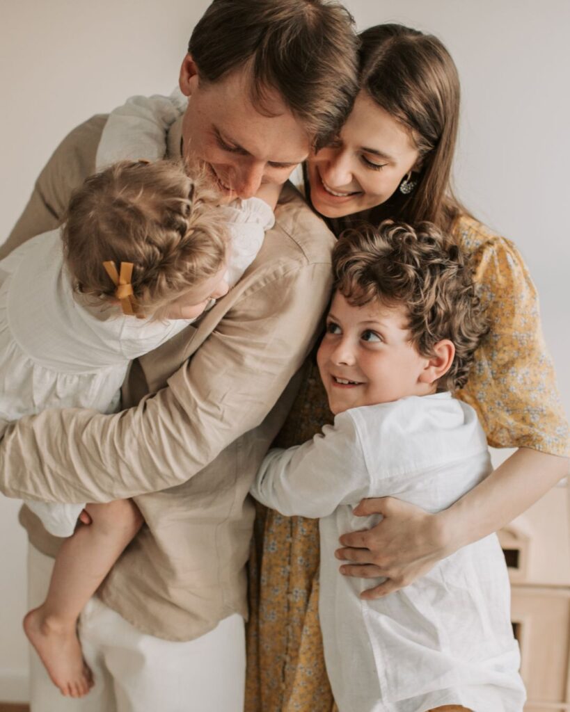 Lifestyle in Dubai family with children happy home life