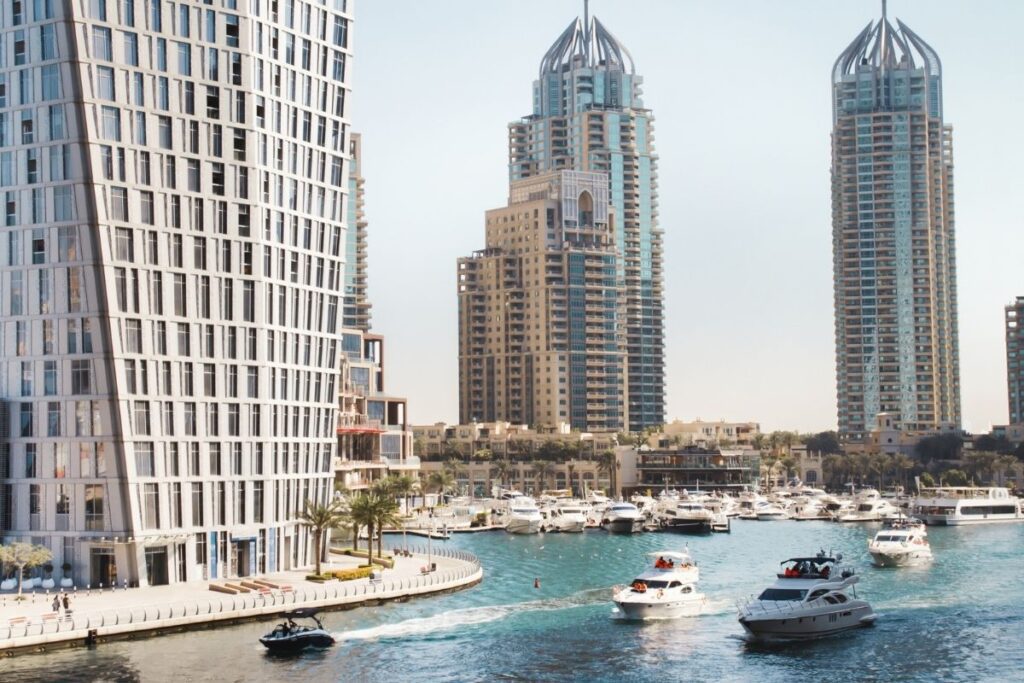 Buy apartment in Dubai Marina waterfront apartments with modern skyline
